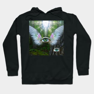 Dreamcore Eye with wings - Angel - Weirdcore dreamcore design Hoodie